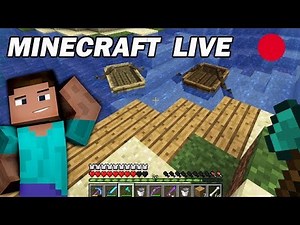 Minecraft Survie FR : Construction du port de marchandise ! [Replay live]