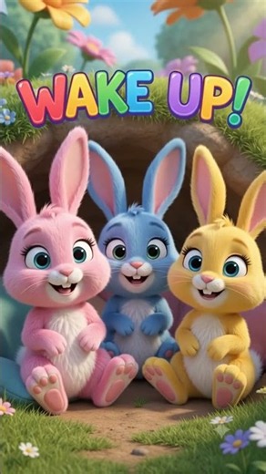 🐰 Hop Little Bunnies Hop Hop Hop! | Fun Nursery Rhyme for Kids 🌈