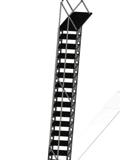 Fusion 360 tower #cad #draw #draft #model #3d