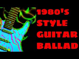 Slow 80s Rock Ballad Jam | Guitar Backing Track In D Minor
