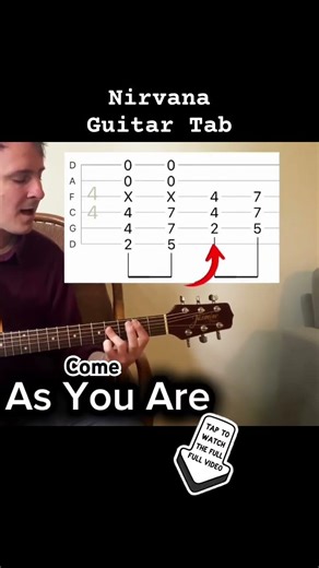 Come As You Are Guitar Tab (Nirvana)