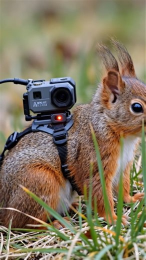 Tiny Camera on a Ground Squirrel 🐿️ | Real Wildlife POV Footage