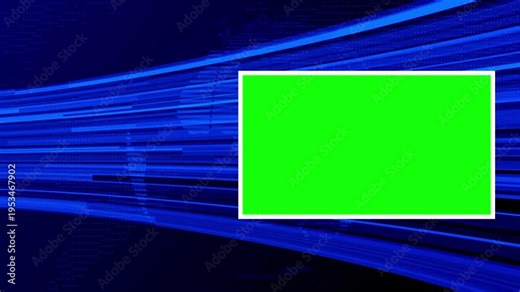 Tech background with breaking news display horizontal all the video showing modern technology broadcast