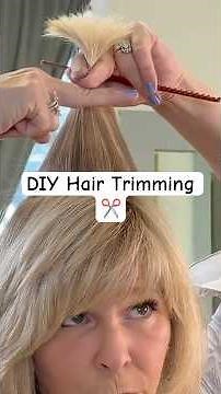 Easy Hair Hack to Add Volume✂️ #hairhacks #shorts #hairtrimming
