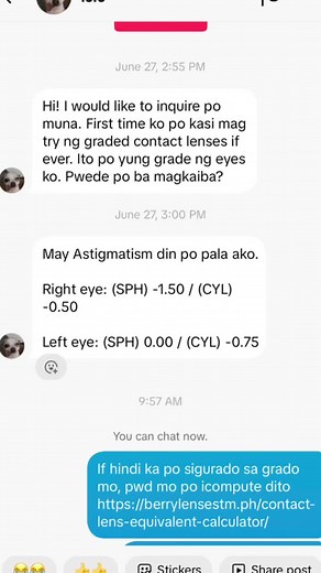 Contact Lens Calculator for Astigmatism: Find Your Equivalent Grade