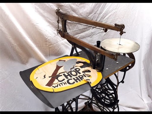 The Foot Powered Scroll Saw Makes A Jig Saw Puzzle