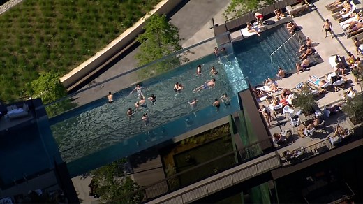 Sky Pool: World's first 'floating' pool between tower blocks