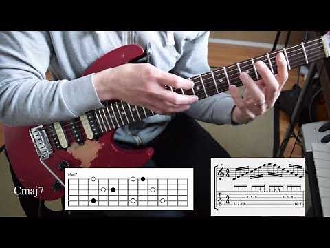 Michael Romeo style tapping arpeggios