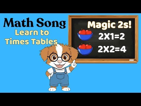 Learn 2 Times Table | Fun Math Song for Kids | Theo Baba Tales
