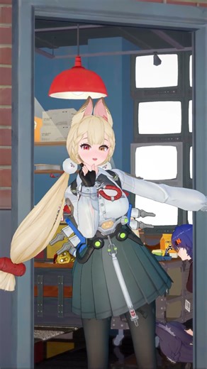 zzz alice x miyabi x belle mmd #zenlesszonezero #fun #animation #zzzero #zzz #mmd #furry #shorts