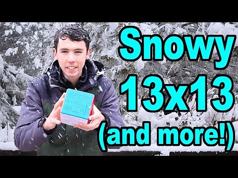 13x13 Solve, but I'm in a SNOWSTORM (and more!)