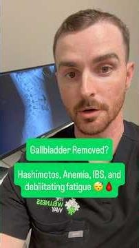 Gallbladder removed, Anemic, and Thyroid issues…