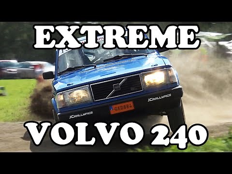 VOLVO 240 RALLYING! | Crashes & action!