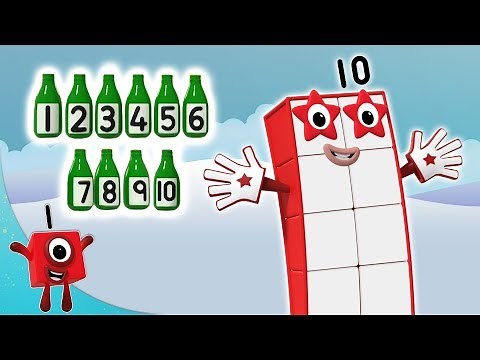 Numberblocks - Ten Green Bottles | Learn to Count | Learning Blocks