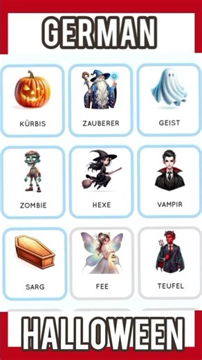 halloween #germanlessons #germanpronunciation #germanvocabulary #german #speakgerman