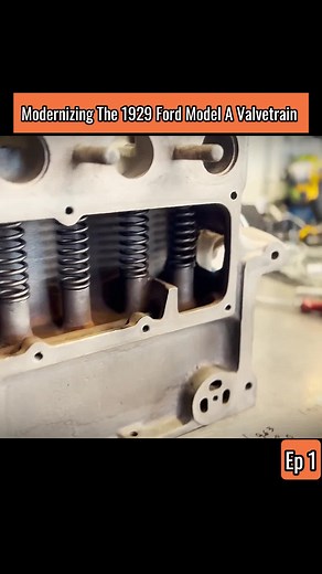 rebuildingModernizing The 1929 Ford Model A Valvetrain rebuilding - P1 #engines #machining #gas #diesel #trucks