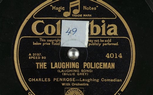 THE LAUGHING POLICEMAN (LAUGHING SONG)-Charles Penrose