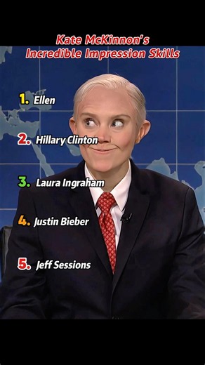 Kate Mckinnon'sIncredible Impression Skills #snl #ranking #funny #moments