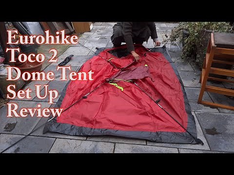 The Eurohike Toco 2 Man dome cheap tent is it really for two? Set Up / Review #camping
