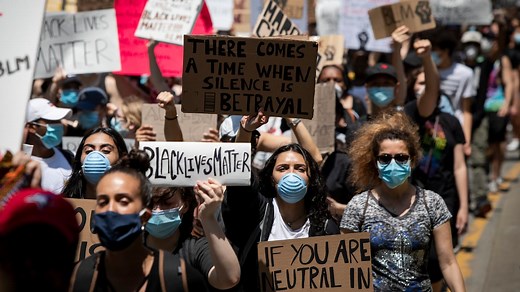 Thousands protest across the country