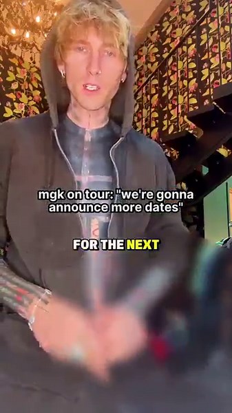 mgk will announce more tour dates! Got tickets to the lost americana tour? 👀🙌
