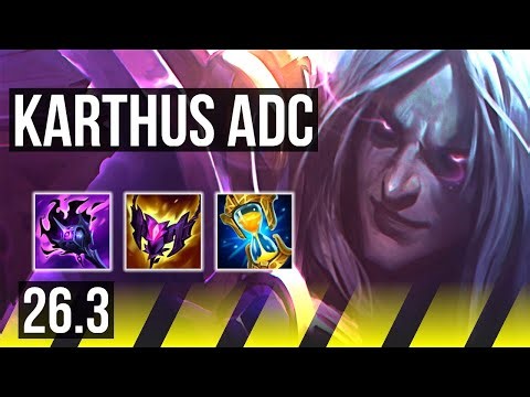KARTHUS & Nautilus vs JINX & Thresh (ADC) | 60K damage | BR Challenger | 26.3