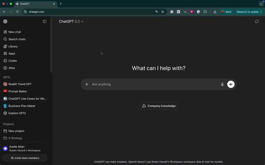 NEWS: ChatGPT now has an App Store. Here s how it works, in simple steps: 1. Open ChatGPT. 2. Click on apps in the sidebar. 3. Browse apps like Spotify, Booking, and Canva. 4. Connect an app… | Axelle Malek | 67 comments