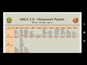 SMILE 3.0 - Homework packet | RBSE |
