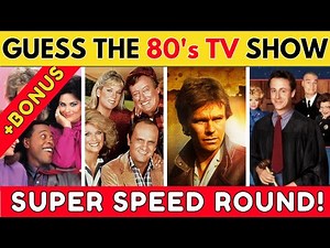 Guess 80s TV Show Theme Songs: 3-Second Challenge! Super Speed Round!