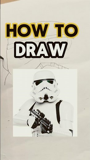 How To Draw A Stormtrooper#shorts#starwars