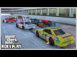 GTA 5 Roleplay - Wild 'Nascar' Racing & Wrecks | RedlineRP #303