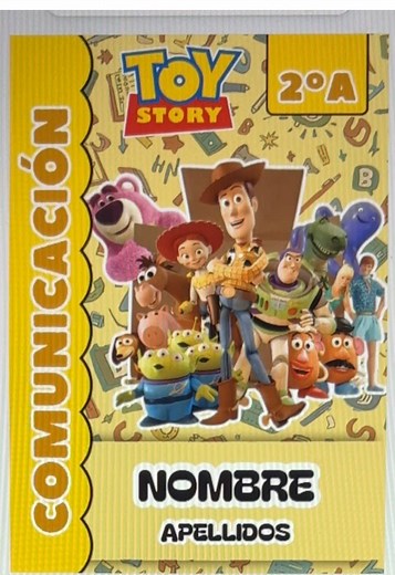 Portadas personalizadas de Toy Story para cuadernos