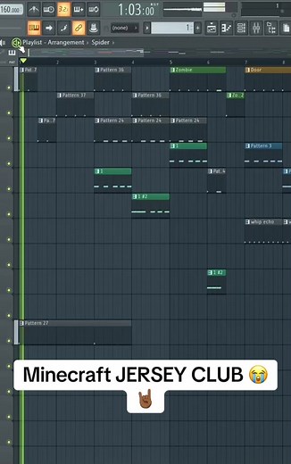 Minecraft JERSEY CLUB 😭🤘🏾 #fypシ #foryou #jerseyclub #phillytiktok #jersey #minecraft