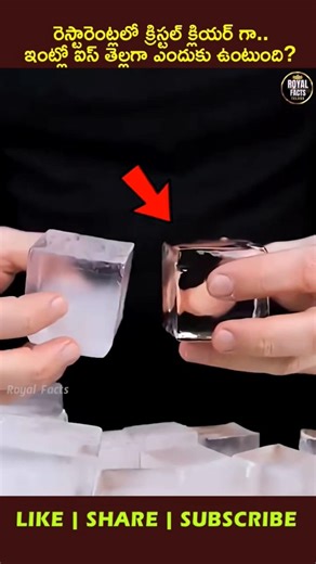 How to Make Crystal Clear Ice at Home! 🧊😱 ##youtubeshorts #ytshorts #viral