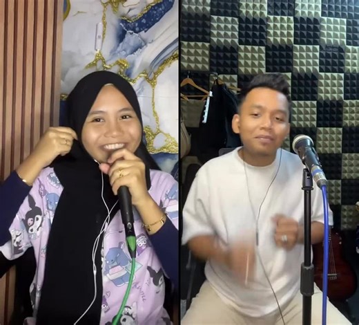 Split Screen Music Performance Duo