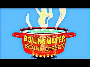 Boiling Water Sound Effect / Water Boiling Sounds / Boiling Bubbling Water Sounds / Royalty Free
