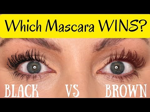BROWN VS BLACK MASCARA | LIFE CHANGING!!