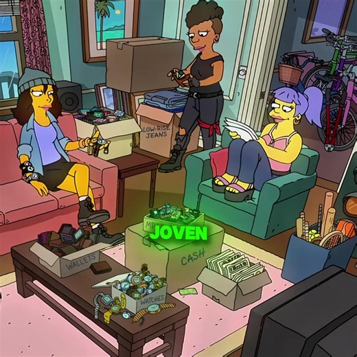 La Ladrona del Jefe.#simpsons