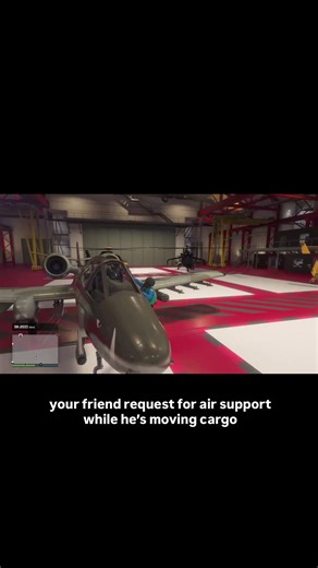 Your friend request for air support #fawazino999 #gtaonline #youtubeshorts #airsupport #b11 #reels