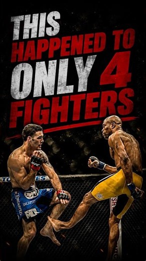 THIS HAPPENED TO ONLY 4 FIGHTERS IN THE UFC #ufc #fighters #mma