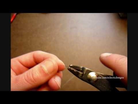 How to Secure Crimp Beads Using Crimping Pliers and Chain-nose Pliers - Jewelry-making Techniques