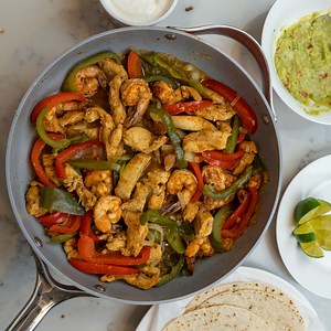 Chicken and Shrimp Fajitas - Cilantro Parsley