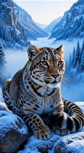 SNOW LEOPARD 🩶 #shorts #viral #animals #snowleopard #edit