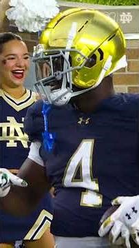 YOU are the greatest, Jeremiyah 🫶 #GoIrish #shorts