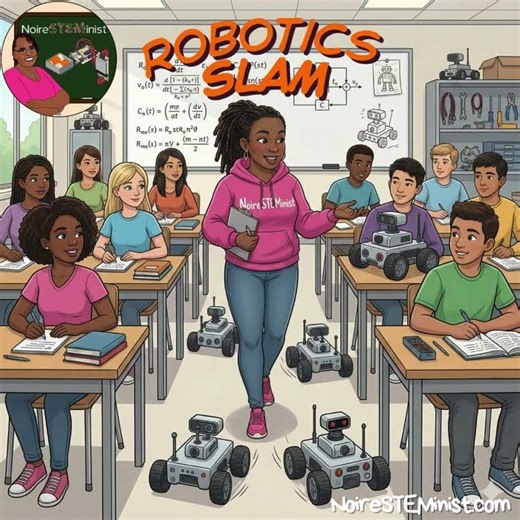 Noire explains #SLAM and #robots #stem #engineering #professor #STEAM #AI #artificialintelligence