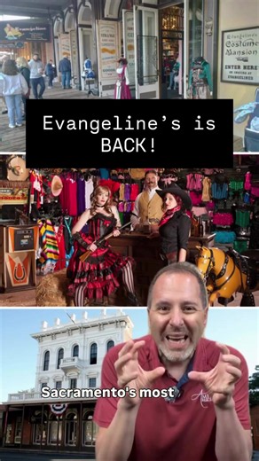 Sacramento’s most iconic costume shop just made its comeback 👻🎉 Evangeline’s Costume Mansion is officially reopening this Saturday June 27th after a yearlong renovation following a fire that damaged their first floor last year. Here’s what’s happening opening weekend 👇 🛍 First 200 guests get exclusive swag bags 💀 Vintage 1962 hearse parked out front 🎪 K Street street festival Sat Sun 🏷 10% off everything all weekend Doors open 10am at 113 K St at the Old Sacramento Waterfront. This is the
