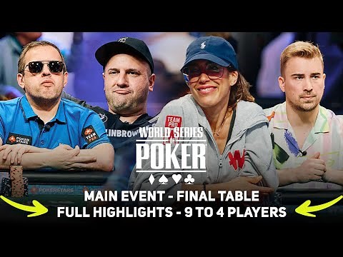 World Series of Poker Main Event 2025 FINAL TABLE HIGHLIGHTS! $10,000,000 FIRST PRIZE