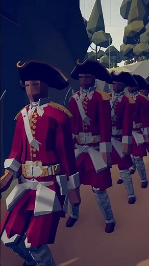5 Redcoats VS 5 Colonials in HILARIOUS TABS ARENA BATTLE #shorts