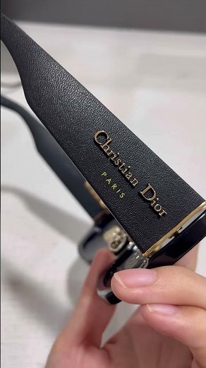 Christian DiorObrem S2F Oversized Square Sunglasses - Black/Gold
