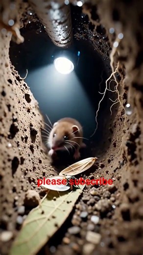 animal POV documentary, shrew burrow footage, realistic wildlife simulation,